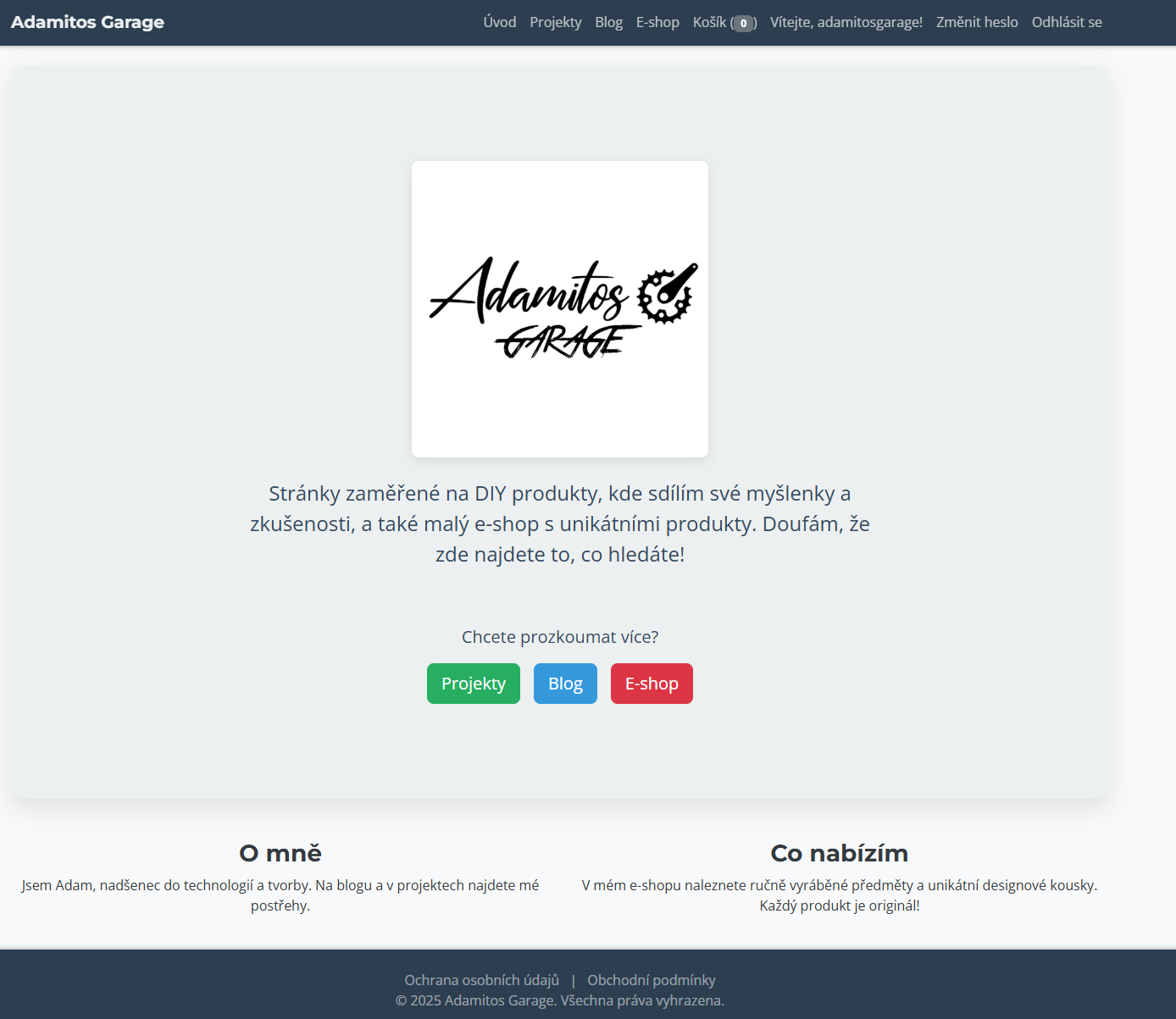 Obrázek projektu adamitos garage